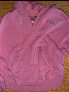 Justice Pink Hoodie Sweatshirt